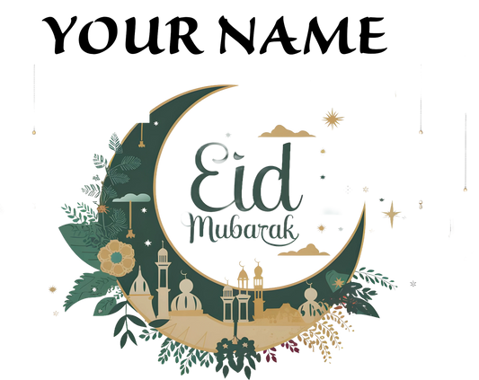 Premium Personalized Eid T-Shirt for Kids β Custom Name Printing - SP 002